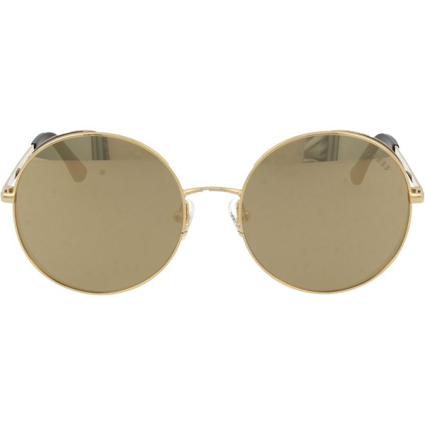 Ochelari de soare Guess GU7606 32G, Auriu, 57 mm