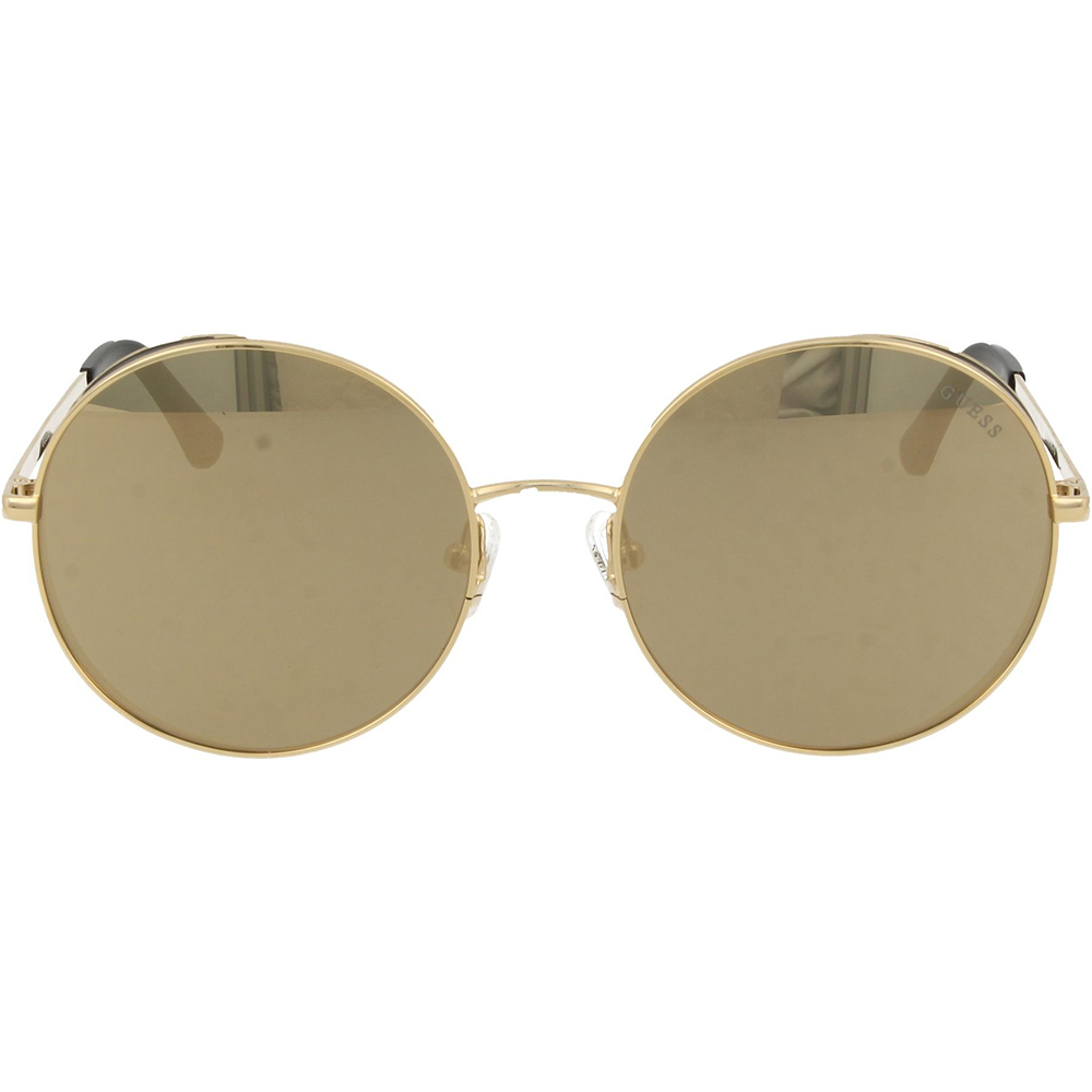 Ochelari de soare Guess GU7606 32G, Auriu, 57 mm