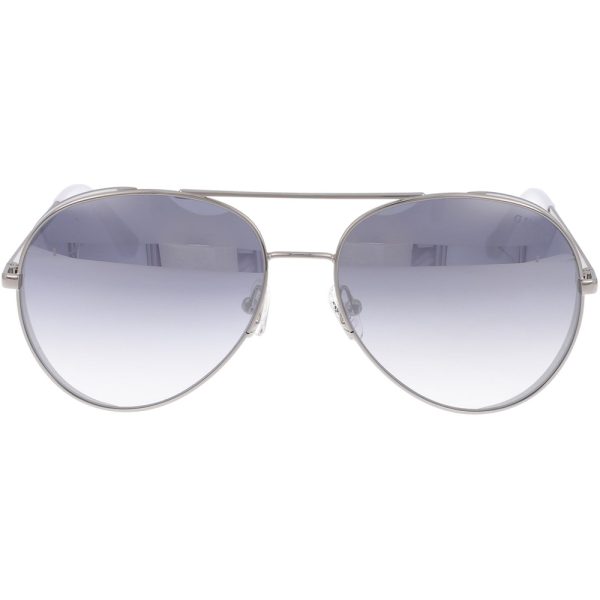 Ochelari de soare Guess GU7607 20C, Argintiu, 58 mm