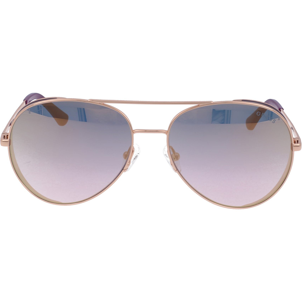 Ochelari de soare Guess GU7607 28X, Auriu, 58 mm