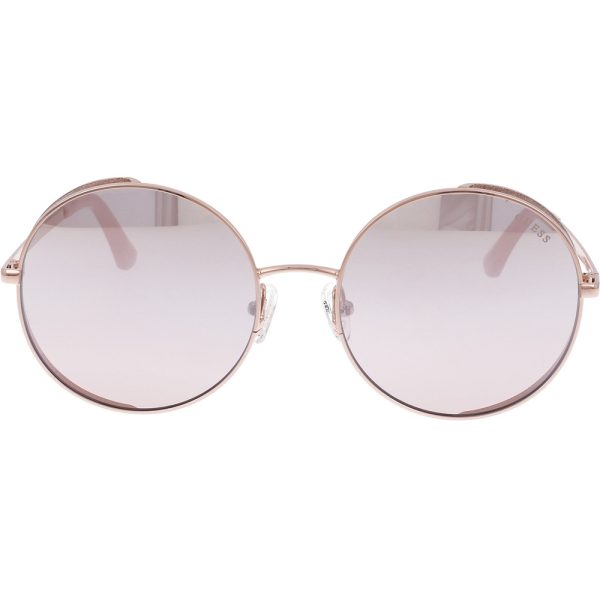 Ochelari de soare Guess GU7609 28T, Auriu, 57 mm