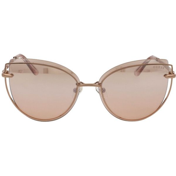 Ochelari de soare Guess GU7617 28U, roz, 59 mm