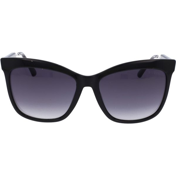 Ochelari de soare Guess GU7620 01B, Negru, 55 mm