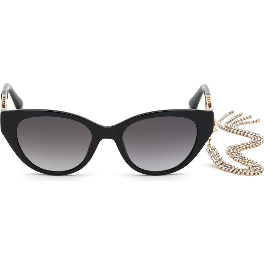 Ochelari de soare Guess GU7690 01B, Negru, 52 mm