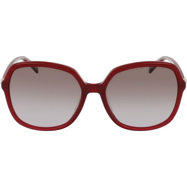Ochelari de soare Max Mara MM HINGE IVFS C9A HA, Rosu, 58 mm
