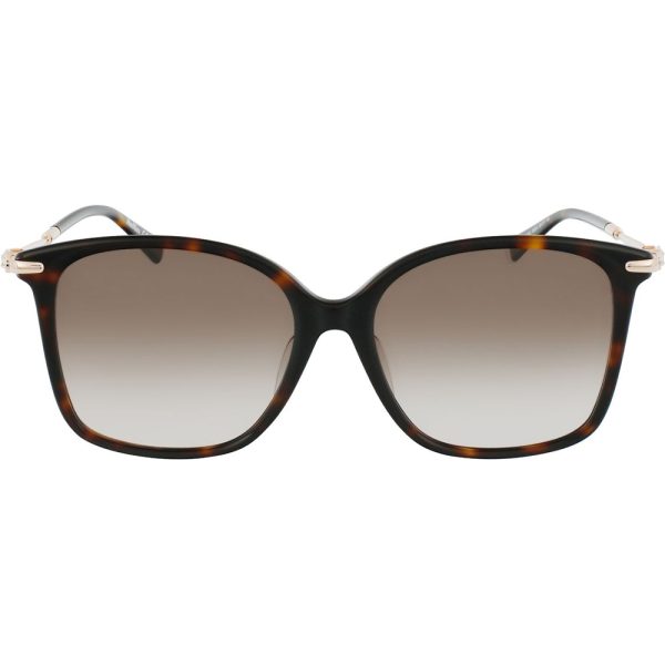 Ochelari de soare Max Mara MM SHINE IVFS 086 HA, Havana, 55 mm