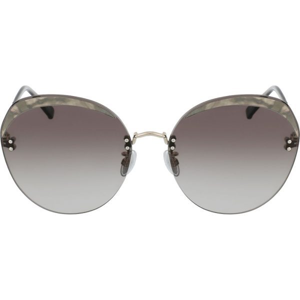 Ochelari de soare Max Mara MM WIRE IIIFS 3YG HA, Auriu, 61 mm