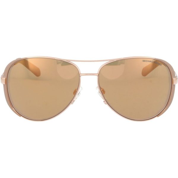 Ochelari de soare Michael Kors MK5004 1017R1, Auriu, 59 mm