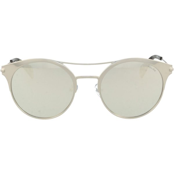 Ochelari de soare Police SPL500 579X, GOLDENEYE 7, Argintiu, 53 mm