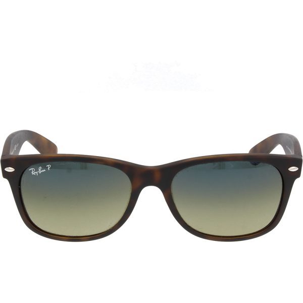Ochelari de soare Ray-Ban RB2132 894/76, NEW WAYFARER, polarizati, Havana, 55 mm