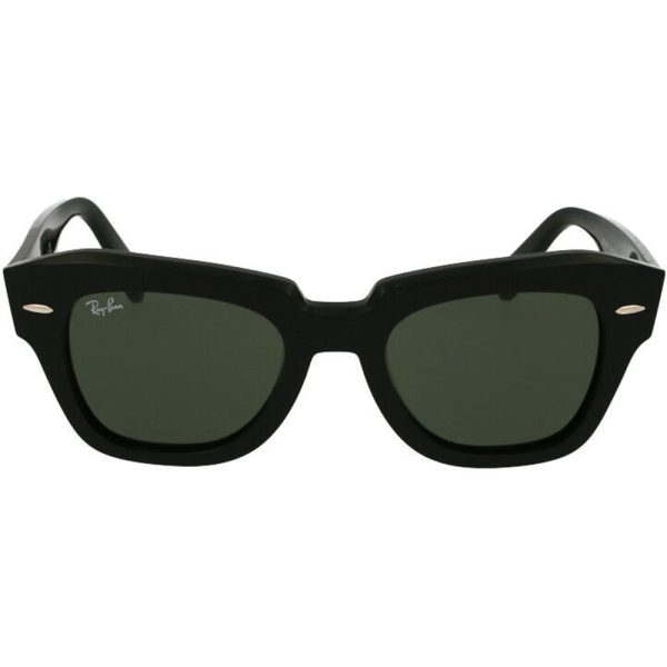 Ochelari de soare Ray-Ban RB2186 901/31, STATE STREET, Negru, 49 mm