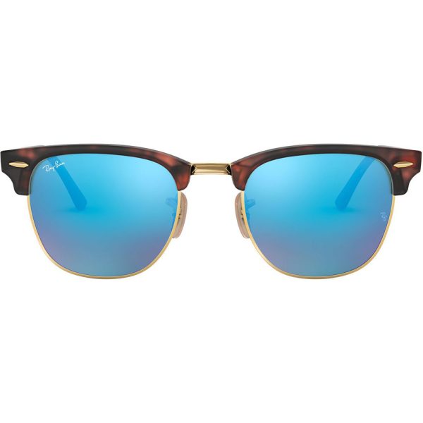 Ochelari de soare Ray-Ban RB3016 114517, CLUBMASTER, Auriu, 49 mm