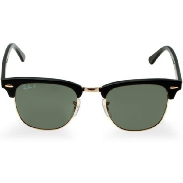 Ochelari de soare Ray-Ban RB3016 901/58, CLUBMASTER, polarizati, Negru, 51 mm