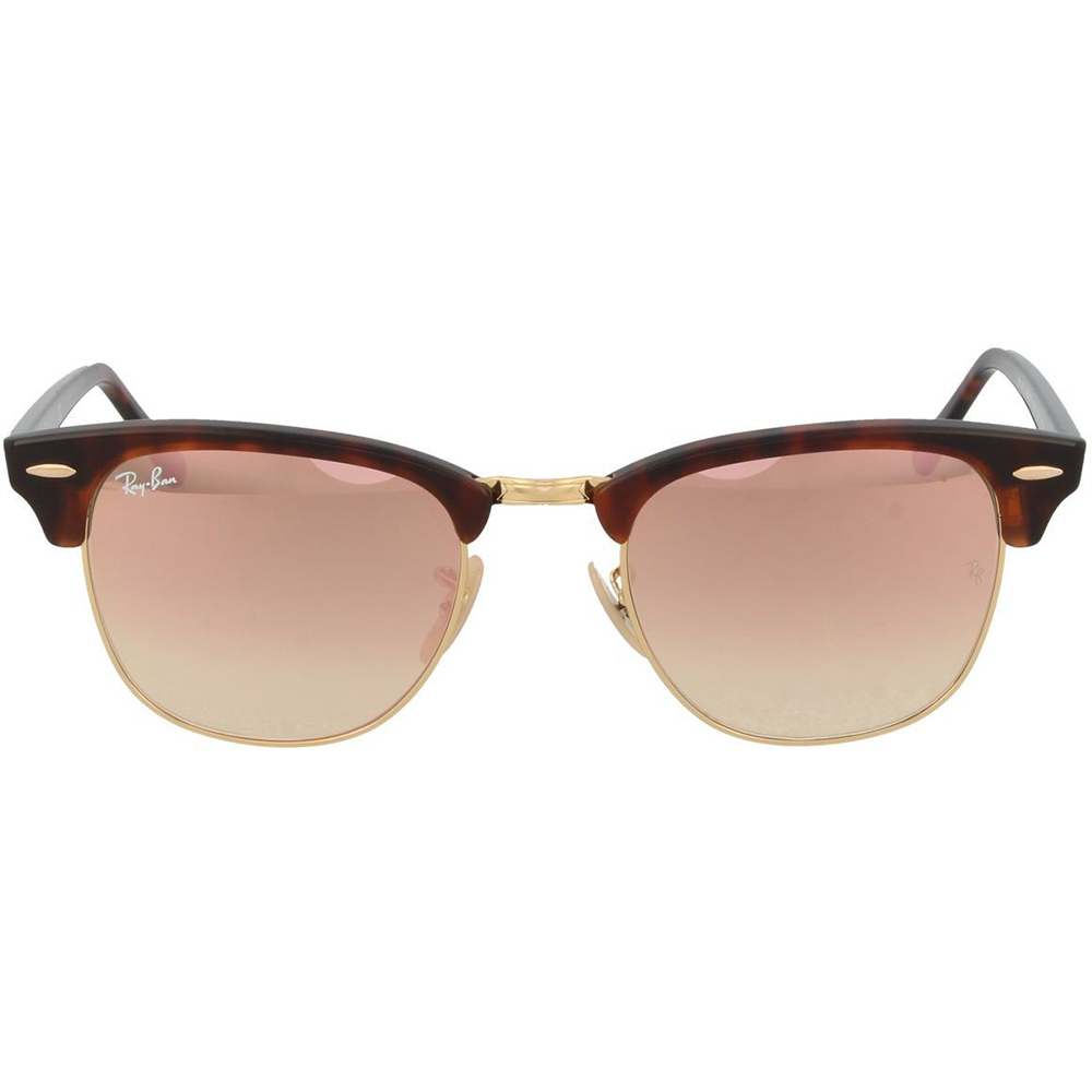 Ochelari de soare Ray-Ban RB3016 990/70, CLUBMASTER, Havana, 51 mm