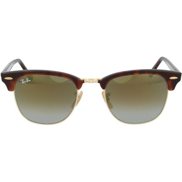 Ochelari de soare Ray-Ban RB3016 990/9J, CLUBMASTER, Argintiu, 51 mm