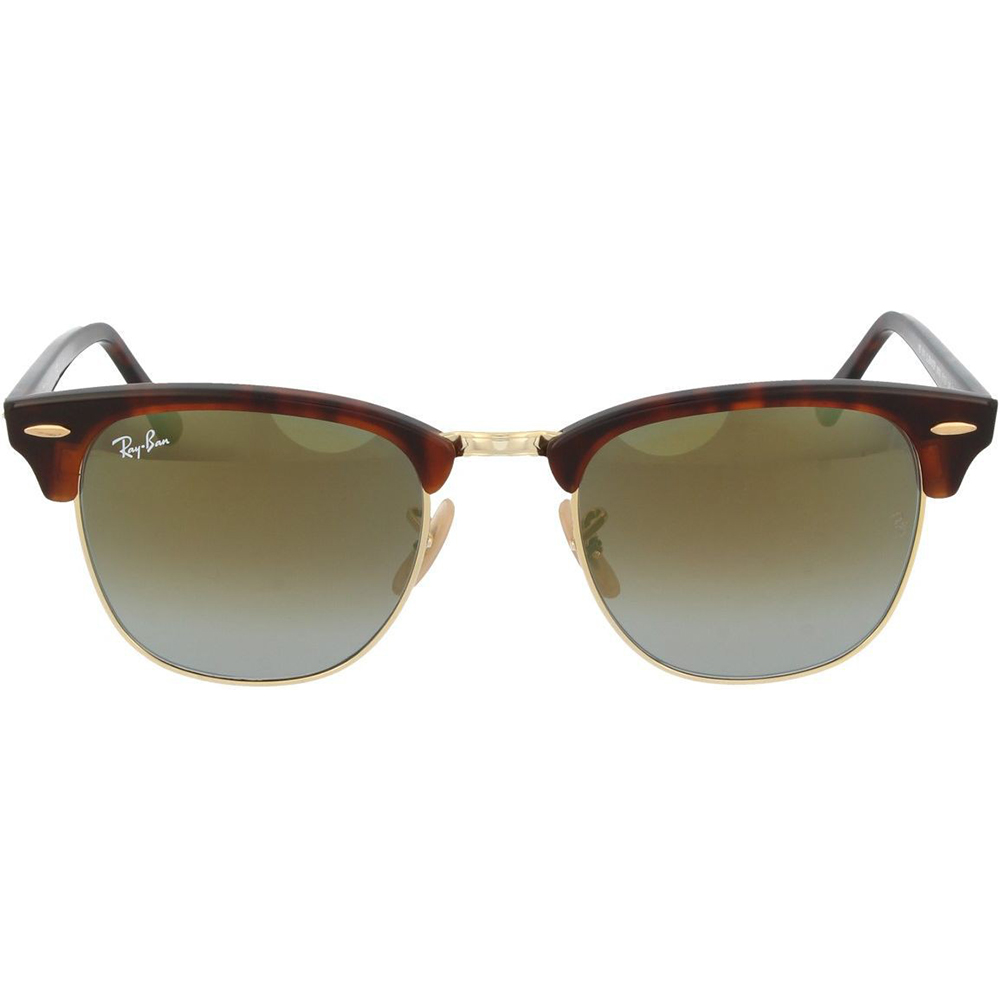 Ochelari de soare Ray-Ban RB3016 990/9J, CLUBMASTER, Argintiu, 51 mm