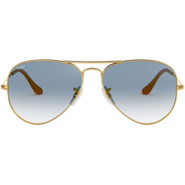 Ochelari de soare Ray-Ban RB3025 001/3F, AVIATOR, Auriu, 55 mm