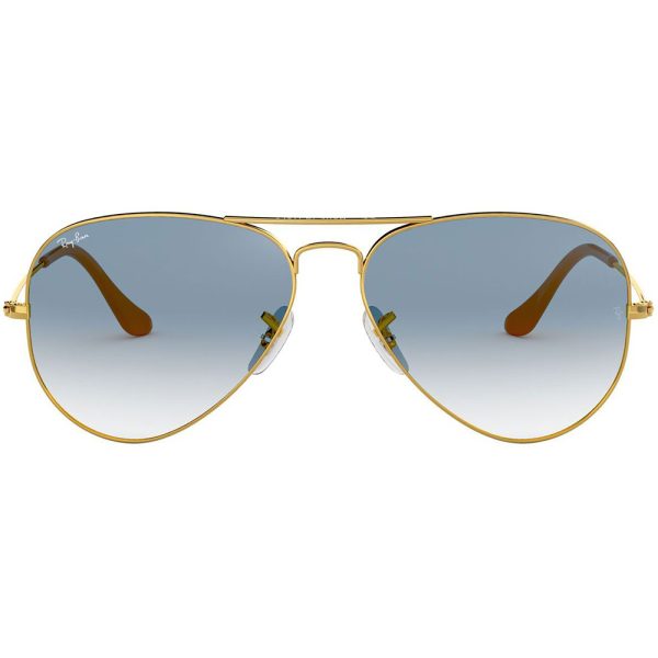 Ochelari de soare Ray-Ban RB3025 001/3F, AVIATOR, Auriu, 62 mm