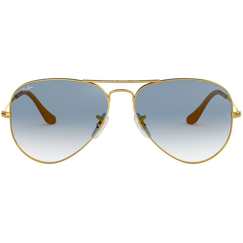 Ochelari de soare Ray-Ban RB3025 001/3F, AVIATOR, Auriu, 62 mm