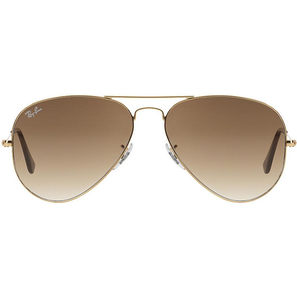 Ochelari de soare Ray-Ban RB3025 001/51, AVIATOR, Auriu, 62 mm