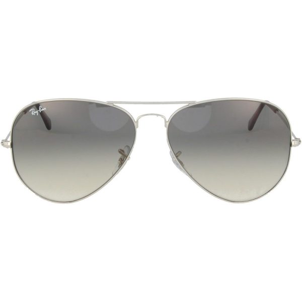 Ochelari de soare Ray-Ban RB3025 003/32, AVIATOR, Argintiu, 62 mm