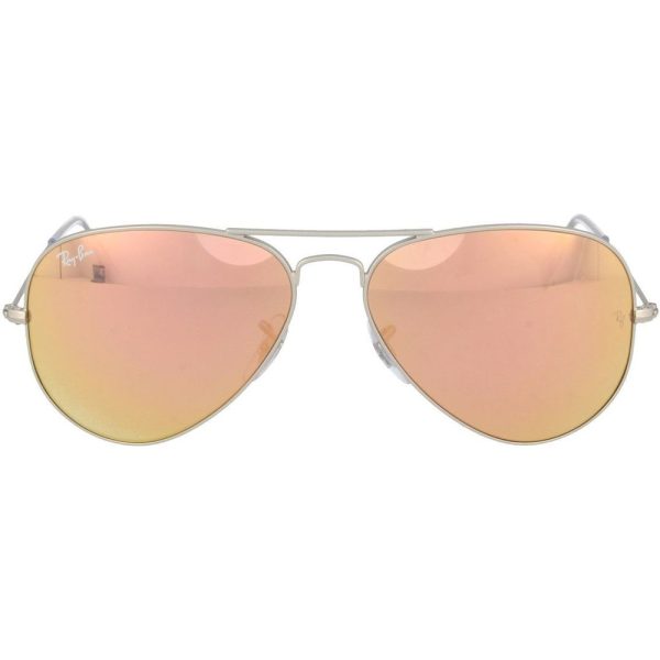 Ochelari de soare Ray-Ban RB3025 019/Z2, AVIATOR, Argintiu, 58 mm