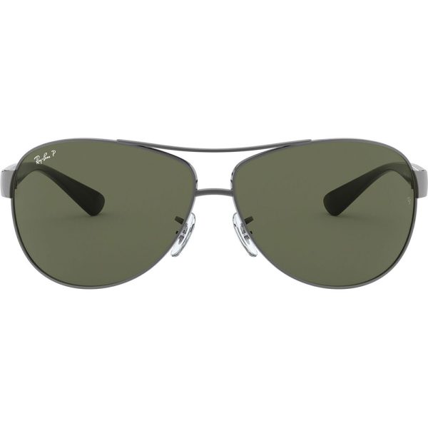 Ochelari de soare Ray-Ban RB3386 004/9A, polarizati, Gri, 67 mm