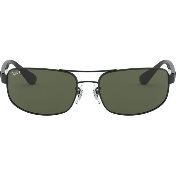 Ochelari de soare Ray-Ban RB3445 002/58, polarizati, Negru, 61 mm
