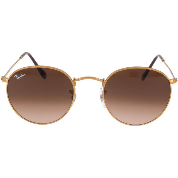 Ochelari de soare Ray-Ban RB3447 9001A5, ROUND METAL, Auriu, 50 mm