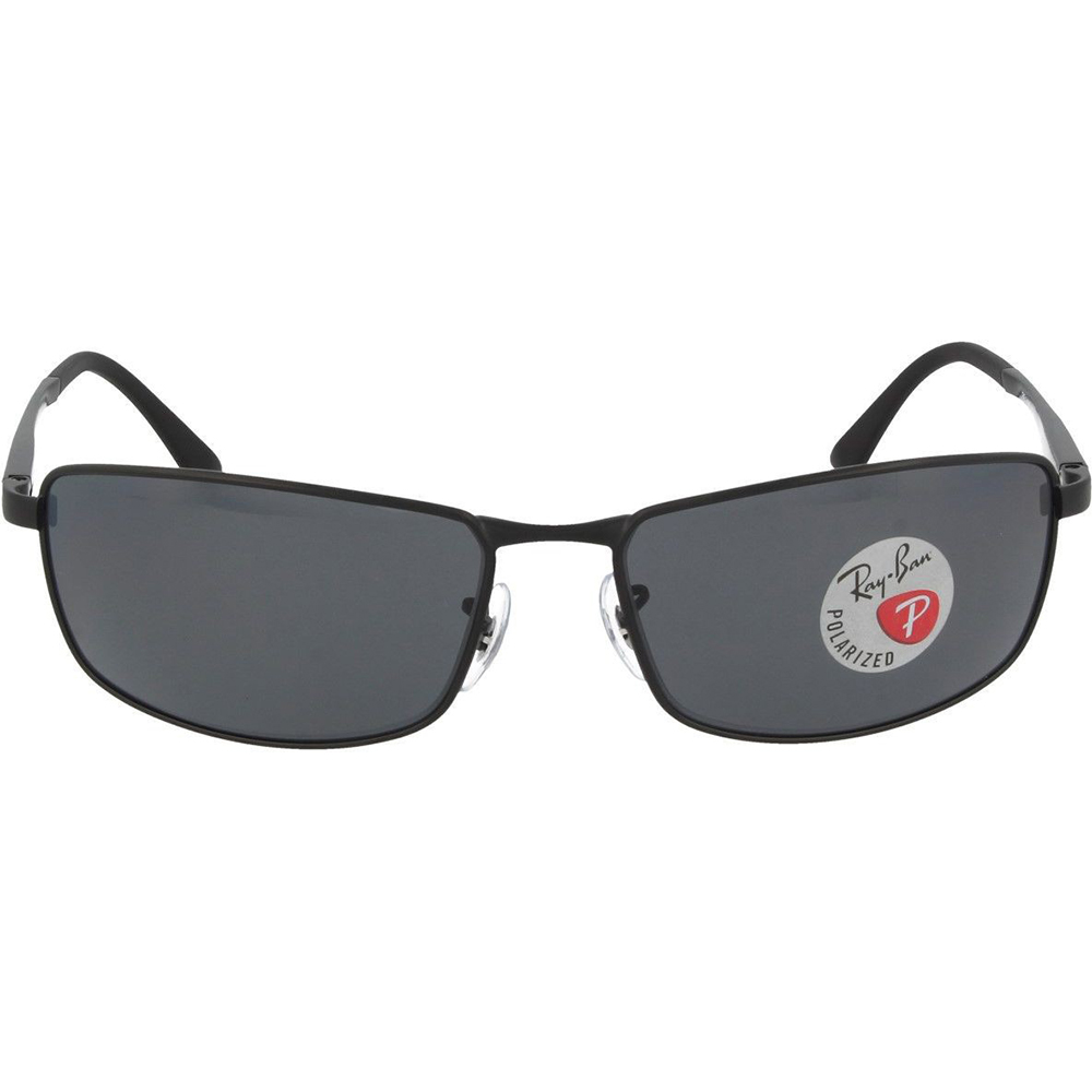 Ochelari de soare Ray-Ban RB3498 006/81, polarizati, Negru, 64 mm