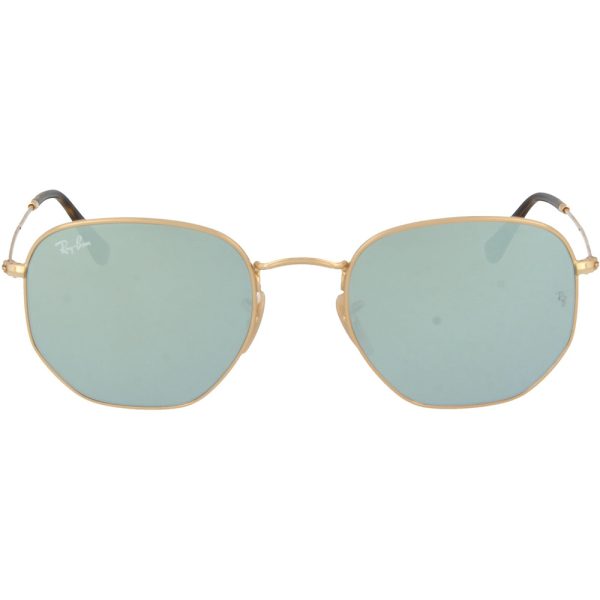 Ochelari de soare Ray-Ban RB3548N 001/30, HEXAGONAL, Auriu, 54 mm