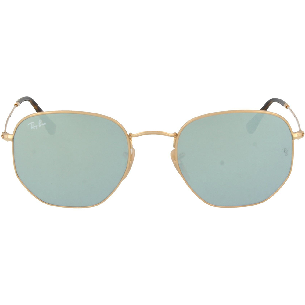 Ochelari de soare Ray-Ban RB3548N 001/30, HEXAGONAL, Auriu, 54 mm