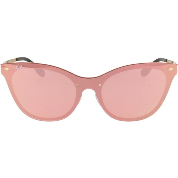 Ochelari de soare Ray-Ban RB3580N 043/E4, polarizati, Auriu 51 mm