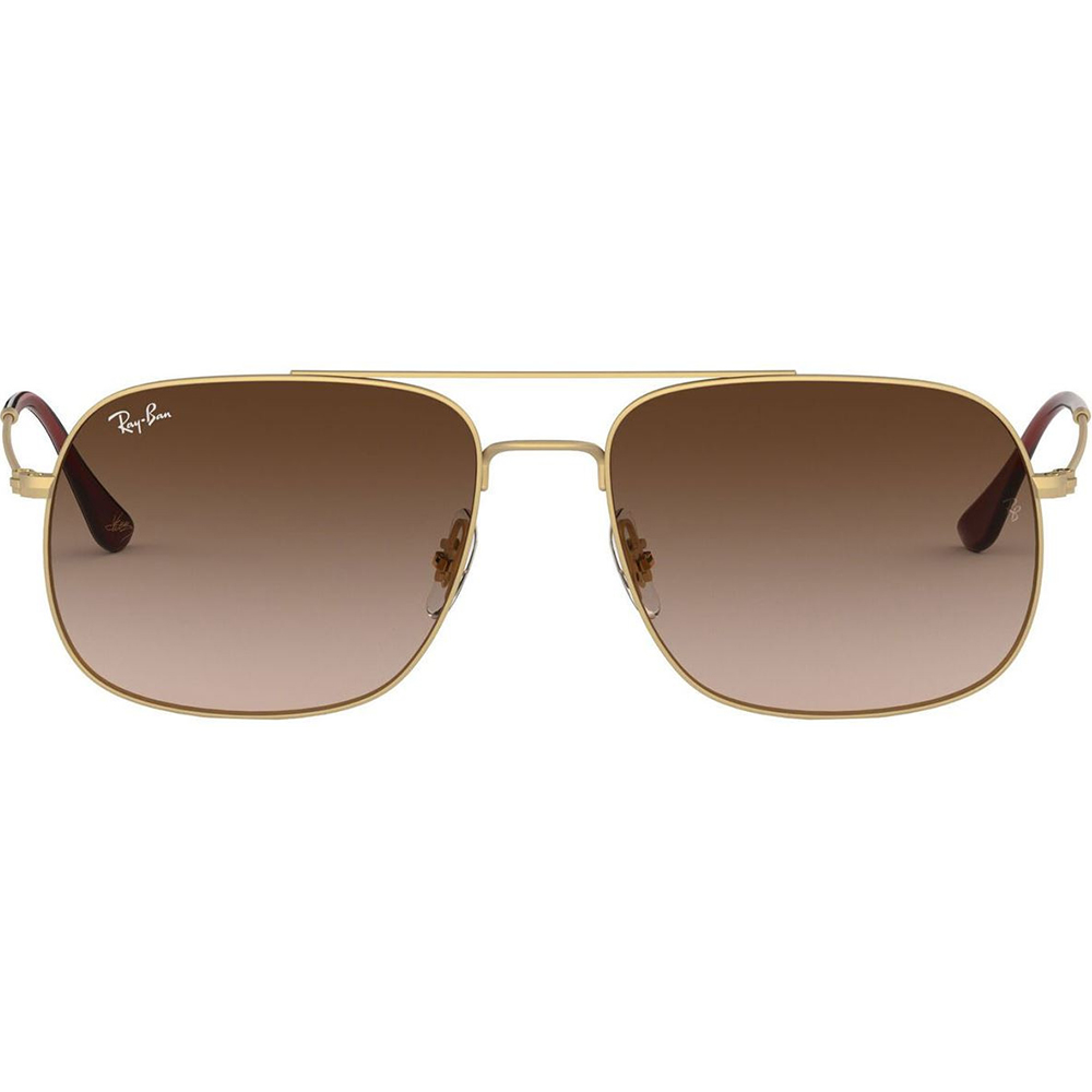 Ochelari de soare Ray-Ban RB3595 901313, ANDREA, Auriu, 59 mm