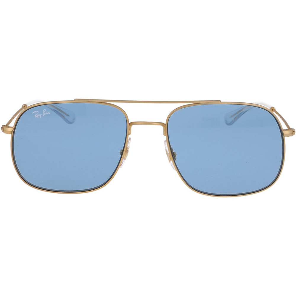 Ochelari de soare Ray-Ban RB3595 901380, ANDREA, Auriu, 56 mm