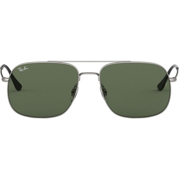 Ochelari de soare Ray-Ban RB3595 911671, ANDREA, Argintiu, 56 mm