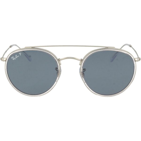 Ochelari de soare Ray-Ban RB3647N 003/02, polarizati, Argintiu, 51 mm