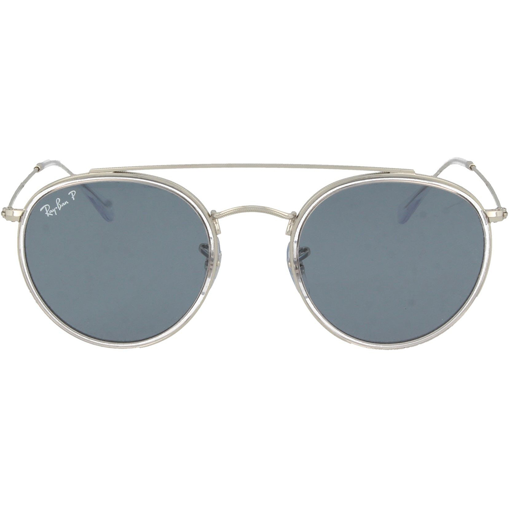 Ochelari de soare Ray-Ban RB3647N 003/02, polarizati, Argintiu, 51 mm