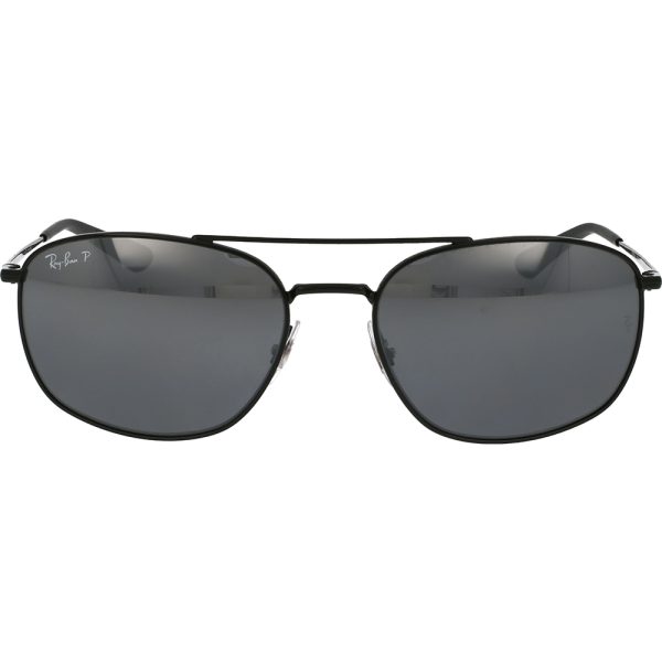 Ochelari de soare Ray-Ban RB3654 002/82, polarizati, Negru, 60 mm
