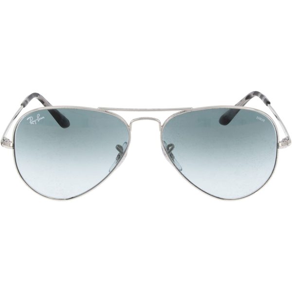 Ochelari de soare Ray-Ban RB3689 9149AD, Argintiu, 55 mm