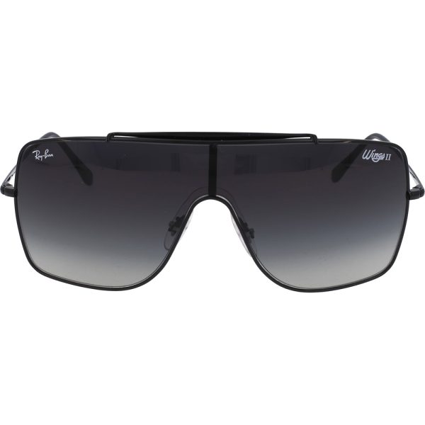 Ochelari de soare Ray-Ban RB3697 002/11, WINGS II, Negru, 64 mm