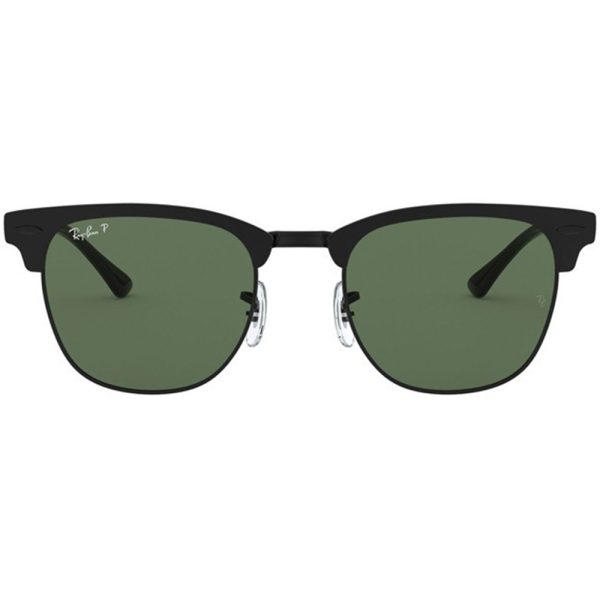 Ochelari de soare Ray-Ban RB3716 186/58, CLUBMASTER METAL, polarizati, Negru, 51 mm