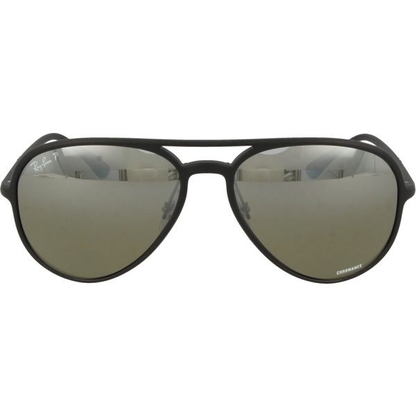 Ochelari de soare Ray-Ban RB4320CH 601S5J, polarizati, Negru, 58 mm
