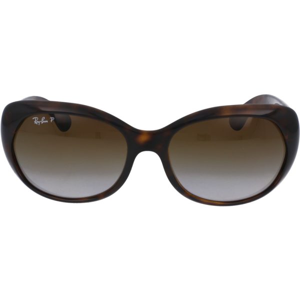 Ochelari de soare Ray-Ban RB4325 710/T5, polarizati, Maro, 59 mm
