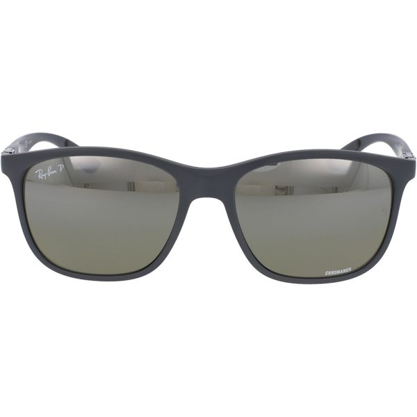 Ochelari de soare Ray-Ban RB4330CH 60175J, polarizati, Gri, 56 mm