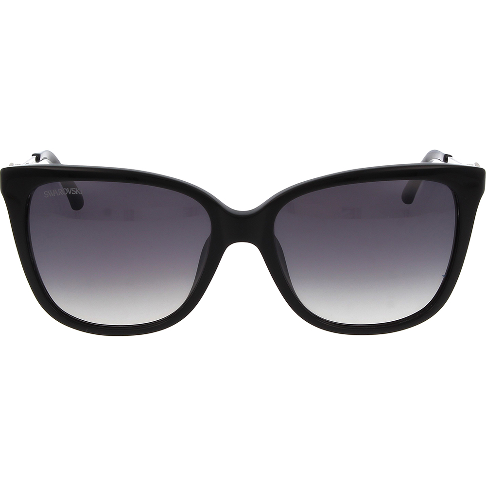 Ochelari de soare Swarovski SK0189 01B, Negru, 55 mm