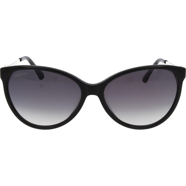 Ochelari de soare Swarovski SK0190 01B, Negru, 58 mm