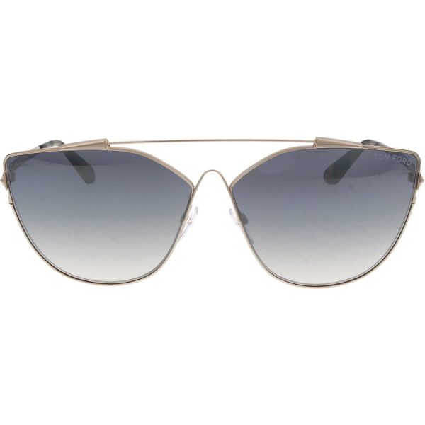 Ochelari de soare Tom Ford FT0563 28C, JACQUELYN, Auriu, 64 mm