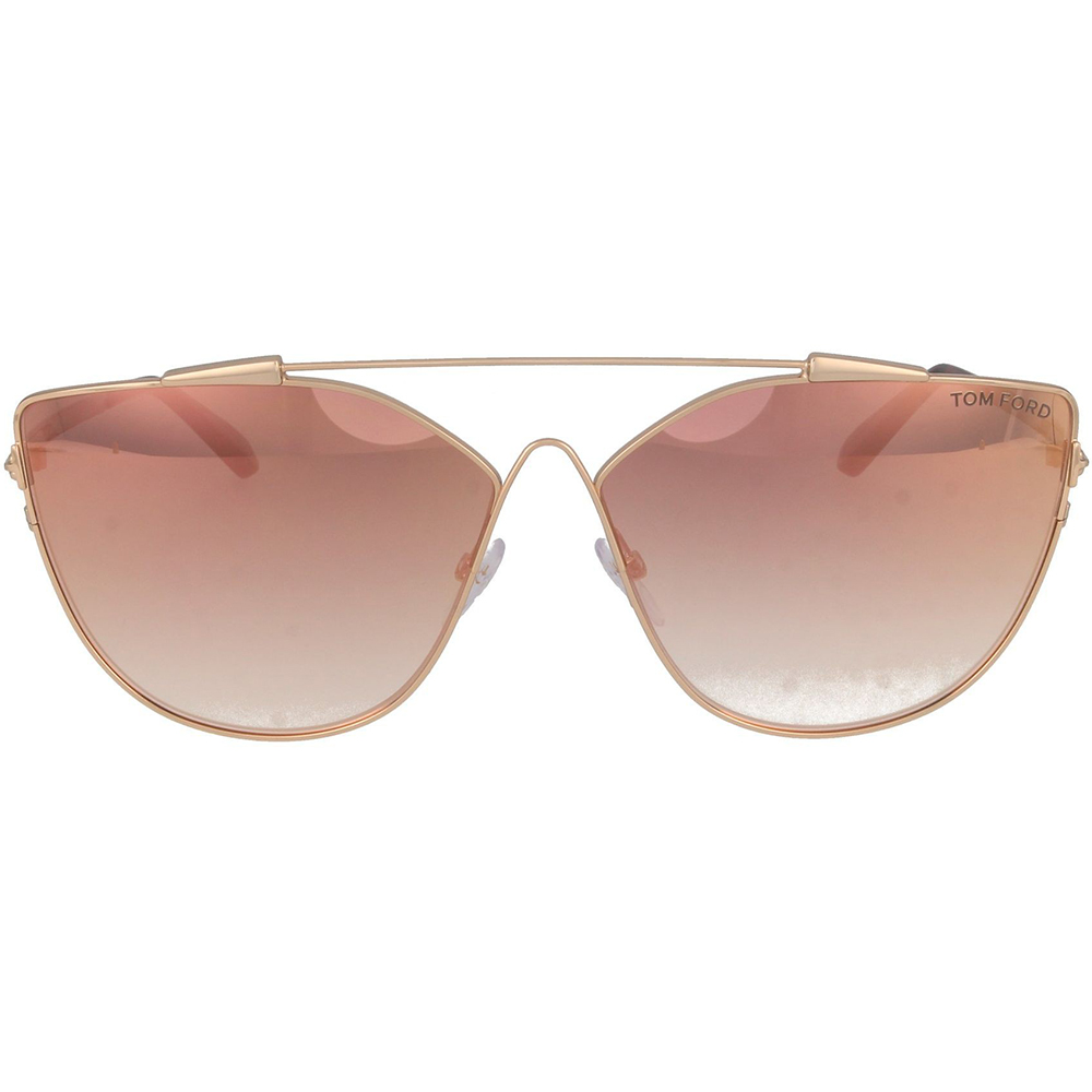 Ochelari de soare Tom Ford FT0563 33G, JACQUELYN, Auriu, 64 mm