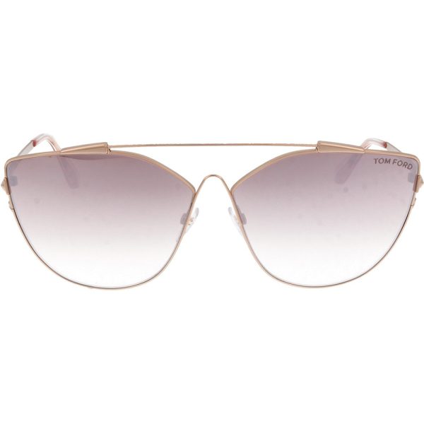 Ochelari de soare Tom Ford FT0563 33Z, JACQUELYN, Auriu, 64 mm